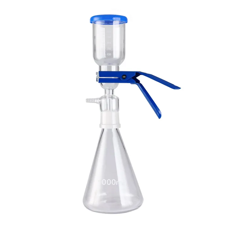 Gaireas Scagtha Gloine le Clamp Alúmanam Nó Clamp Cruach Dhosmálta le Diosca Fritted